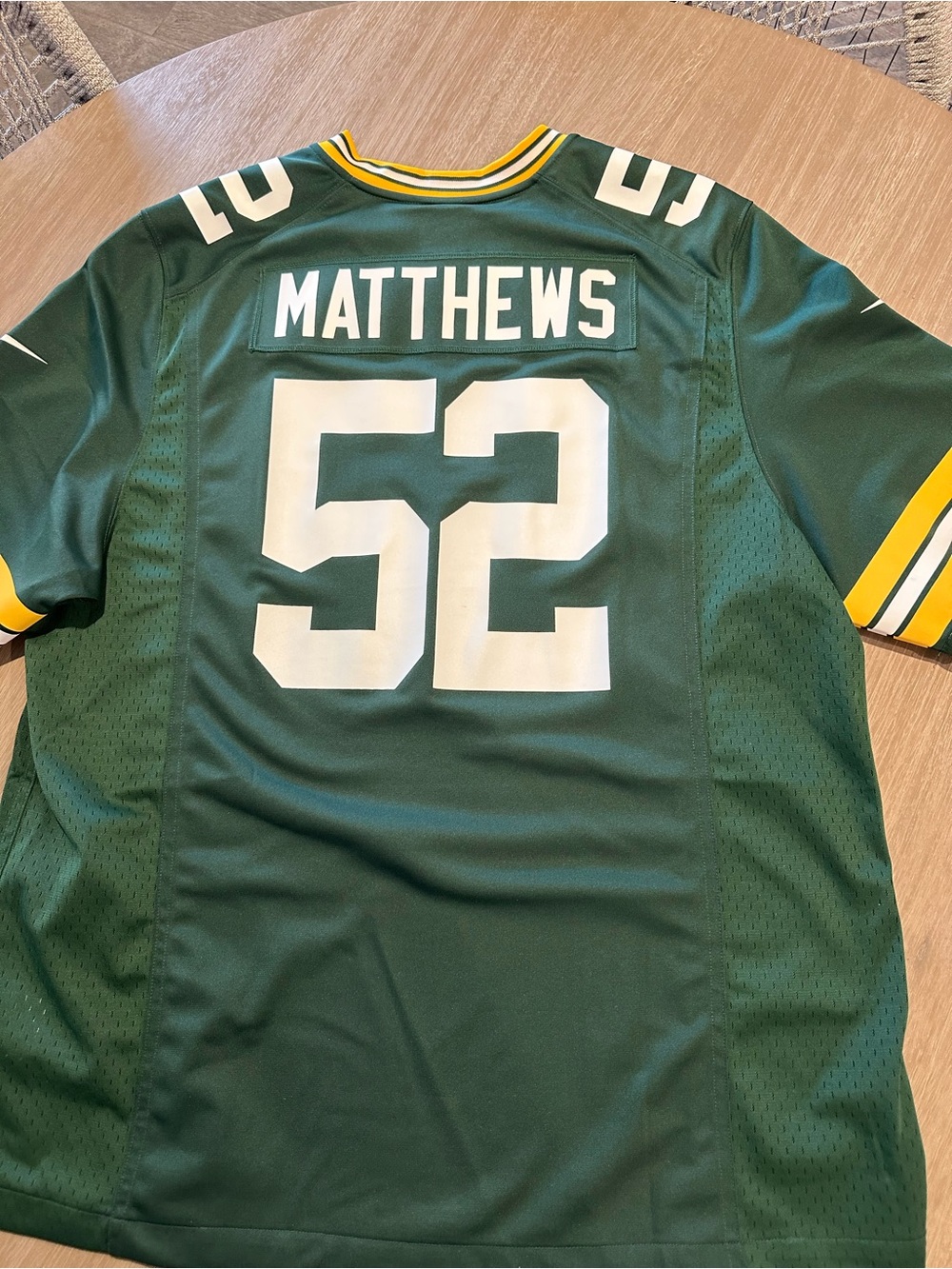 Nike Green Bay Packers Clay Matthews #52 Jersey Men’s XL NFL Players